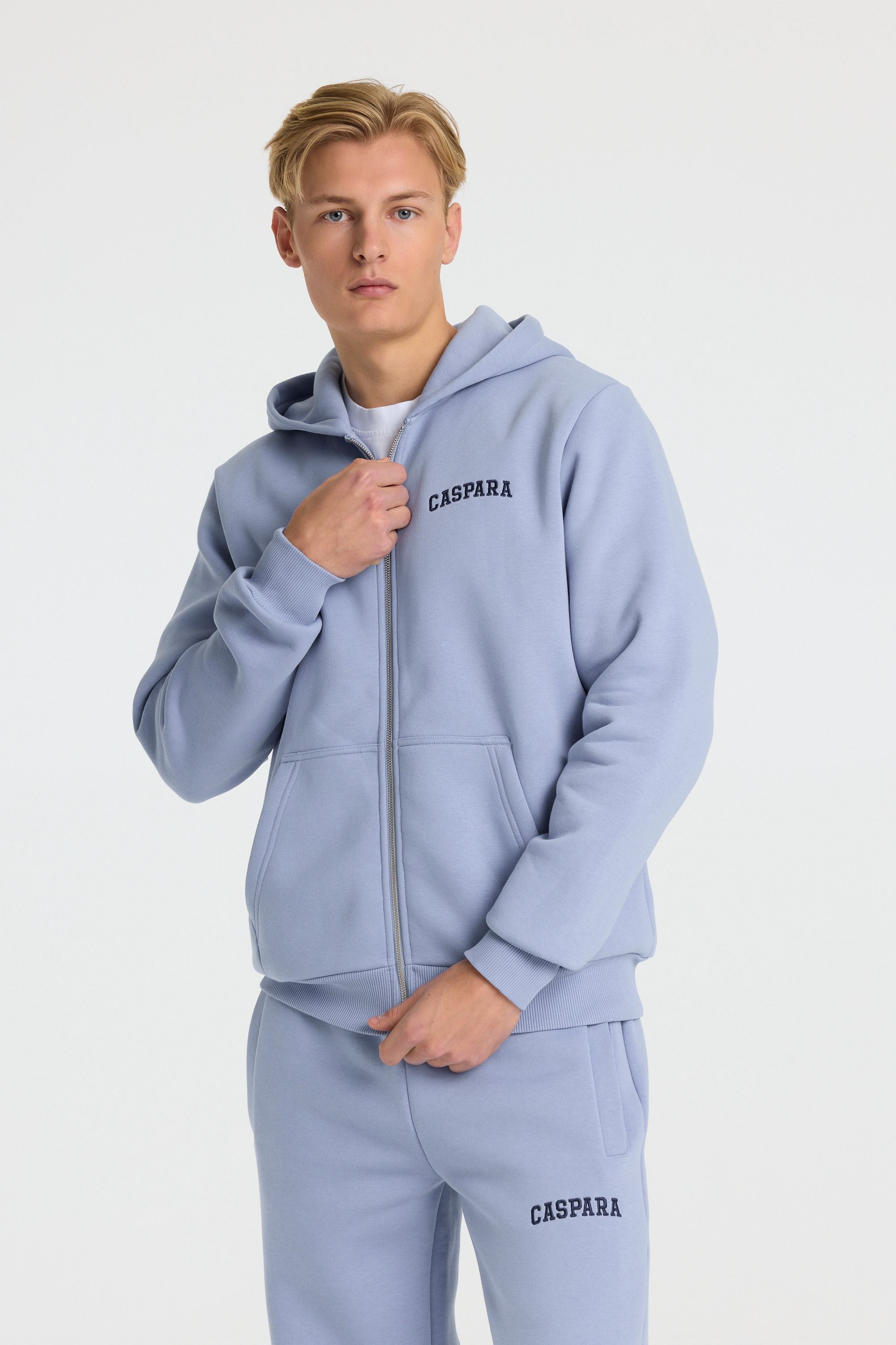 M. All-Star Zip Hoodie - Vintage Blue